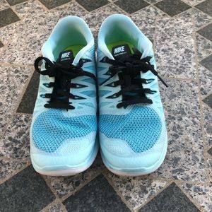 Women’s Nike Free 5.0 running shoes size 9
